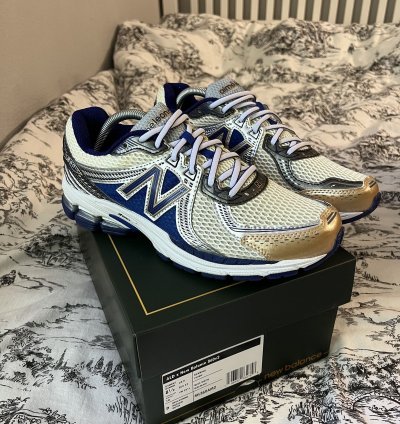 Aime Leon Dore New Balance 860v2 Navy Cream 8 5