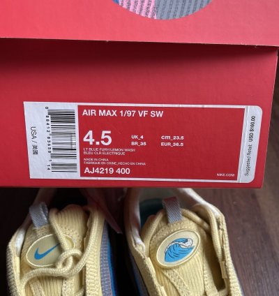 4 5 Nike Air Max 1 97 Wotherspoon Aj4219-400 Original