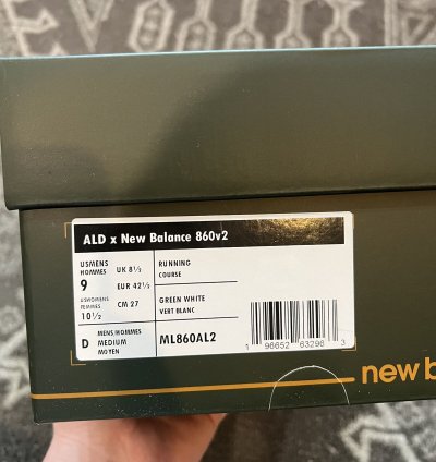 Aime Leon Dore New Balance 860v2 Size 9