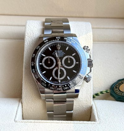 Rolex Daytona Ref 126500ln - 2024 - Lc100 - Black Dial - Fullset