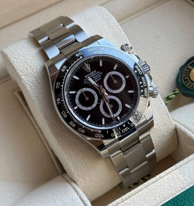 Rolex Daytona Ref 126500ln - 2024 - Lc100 - Black Dial - Fullset