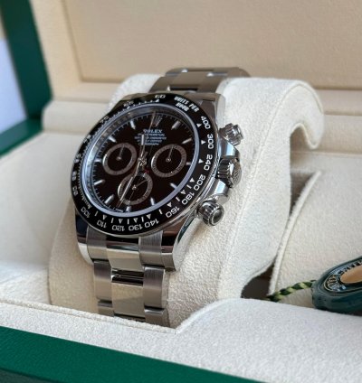 Rolex Daytona Ref 126500ln - 2024 - Lc100 - Black Dial - Fullset