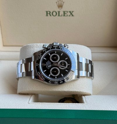 Rolex Daytona Ref 126500ln - 2024 - Lc100 - Black Dial - Fullset
