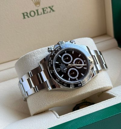 Rolex Daytona Ref 126500ln - 2024 - Lc100 - Black Dial - Fullset