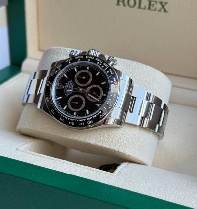 Rolex Daytona Ref 126500ln - 2024 - Lc100 - Black Dial - Fullset