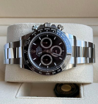 Rolex Daytona Ref 126500ln - 2024 - Lc100 - Black Dial - Fullset