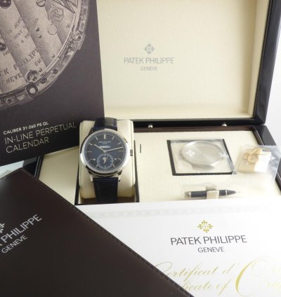 Patek Philippe Perpetual Calendar Blue Platinum