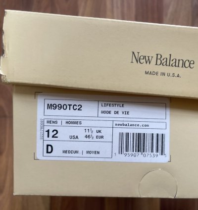 Aime Leon Dore New Balance 990 Size 12