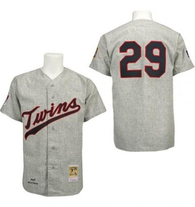 Minnesota Twins Rod Carew Gray 1969 Throwback Jersey