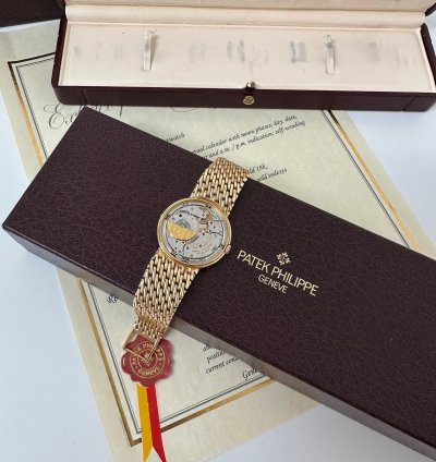 Patek Philippe Perpetual Calendar Box Archivauszug 1988
