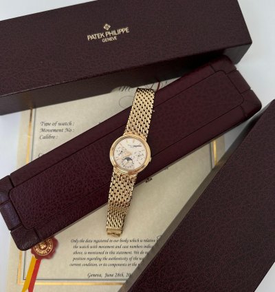 Patek Philippe Perpetual Calendar Box Archivauszug 1988