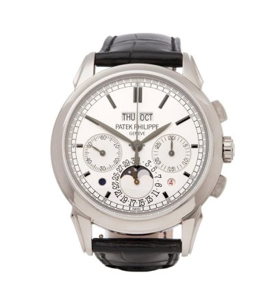 Patek Philippe Perpetual Calendar Chronograph 18k White Gold 5270g-001 - Ats-w007819