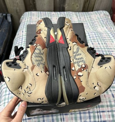 Jordan 5 Retro Supreme Desert Camo