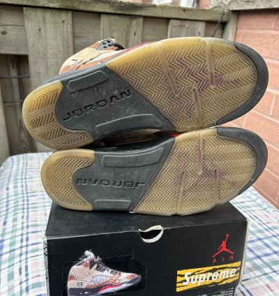 Jordan 5 Retro Supreme Desert Camo