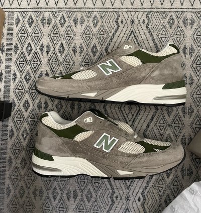 Aime Leon Dore New Balance 991 Miuk Gray Green