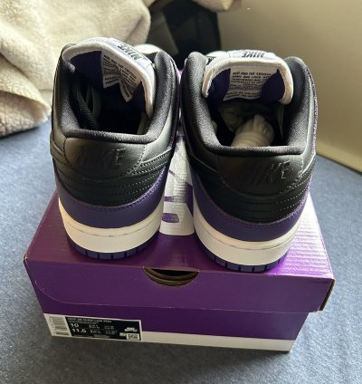 Nike Sb Dunk Low Court Purple Size 10 Ds