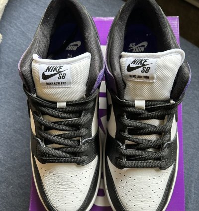 Nike Sb Dunk Low Court Purple Size 10 Ds