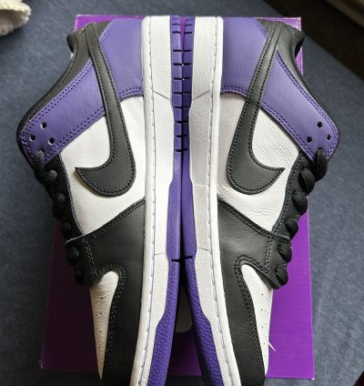 Nike Sb Dunk Low Court Purple Size 10 Ds