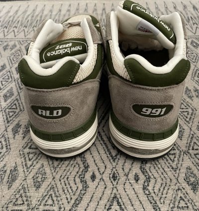 Aime Leon Dore New Balance 991 Miuk Gray Green