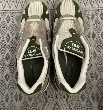 Aime Leon Dore New Balance 991 Miuk Gray Green