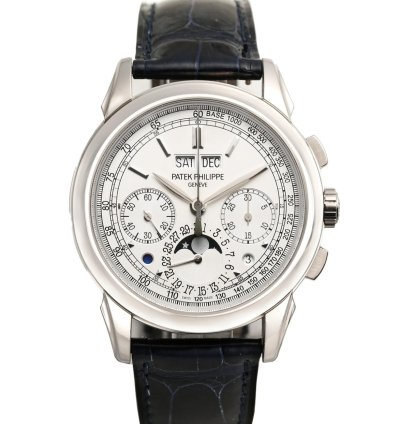 Patek Philippe Perpetual Calendar Chronograph 18k White Gold 5270g-018 - Ats-w007980