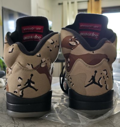 Jordan 5 Retro Supreme Desert Camo 5