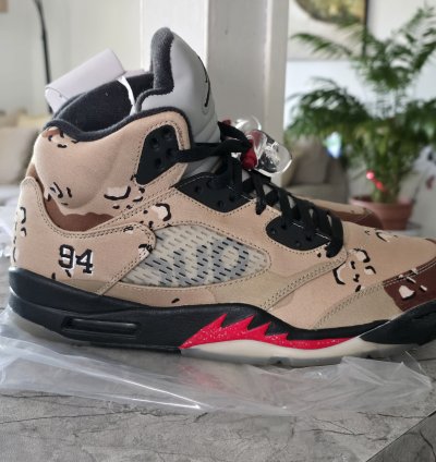 Jordan 5 Retro Supreme Desert Camo 5