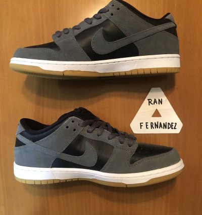 Nike Sb Dunk Low Dark Grey Black Gum