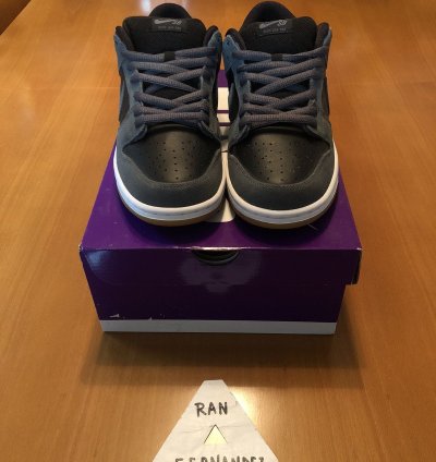 Nike Sb Dunk Low Dark Grey Black Gum