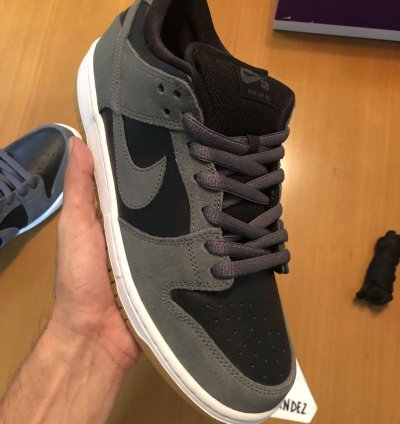 Nike Sb Dunk Low Dark Grey Black Gum