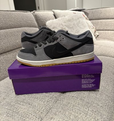 Nike Sb Dunk Low Dark Smoke Grey Brand New ds