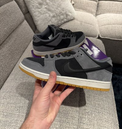 Nike Sb Dunk Low Dark Smoke Grey Brand New ds