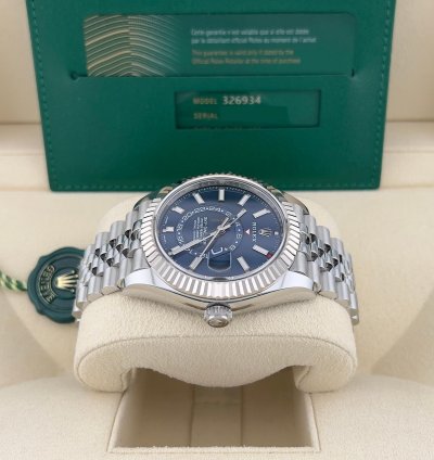 Rolex Sky-dweller In Stock 2024 Sky-dweller Blue Dial 336934 Jubilee Bracelet