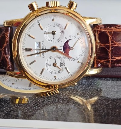 Patek Philippe Perpetual Calendar Chronograph 3970e Yellow Gold Second Series Full Set