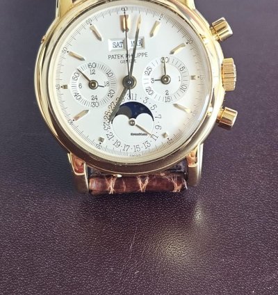 Patek Philippe Perpetual Calendar Chronograph 3970e Yellow Gold Second Series Full Set