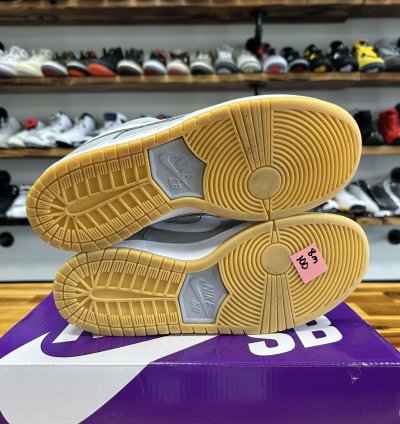 76037 Nike Dunk Low Sb Orange Label Grey Gum