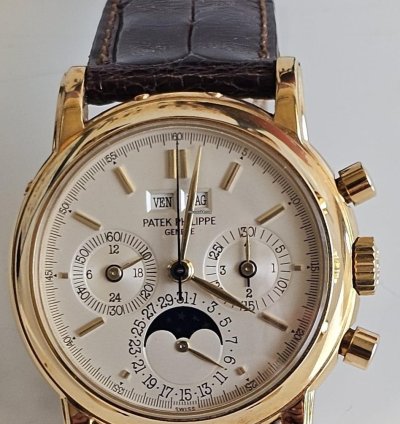 Patek Philippe Perpetual Calendar Chronograph 3971 Yellow Gold Very Rare Full Set