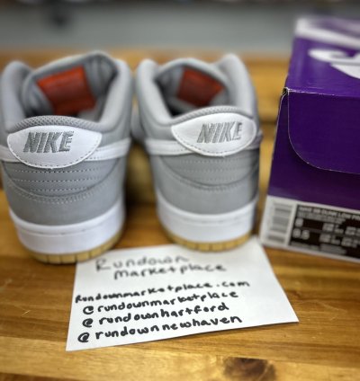 76037 Nike Dunk Low Sb Orange Label Grey Gum