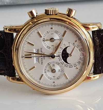 Patek Philippe Perpetual Calendar Chronograph 3971 Yellow Gold Very Rare Full Set