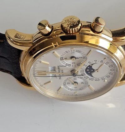 Patek Philippe Perpetual Calendar Chronograph 3971 Yellow Gold Very Rare Full Set