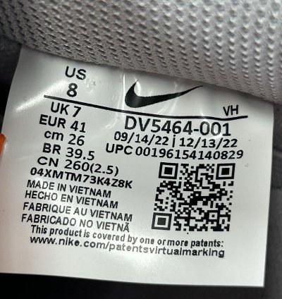 76037 Nike Dunk Low Sb Orange Label Grey Gum