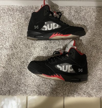 Jordan 5 Supreme Black Colorway