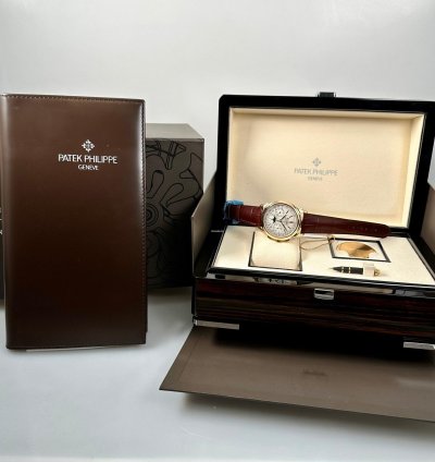 Patek Philippe Perpetual Calendar Chronograph 41mm Ewiger Kalender Mondphase Ref 5270j De Auslieferung