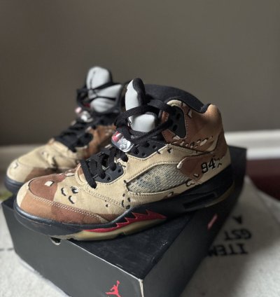 Jordan 5 Supreme Camo