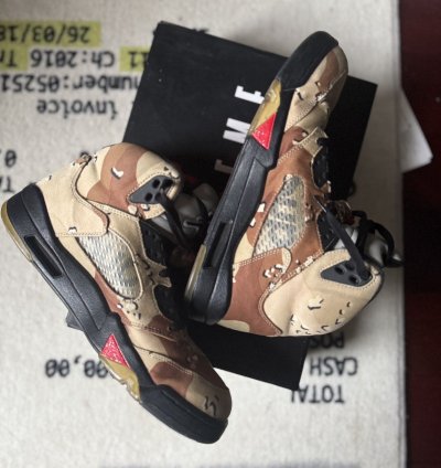 Jordan 5 Supreme Camo