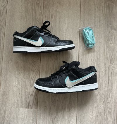 Nike Sb Dunk Low Diamond Supply Co Black Diamond