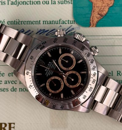 Rolex Daytona Ref 16520 Serial Patrizzi Dial Full Set Top Condition