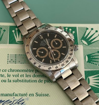 Rolex Daytona Ref 16520 Serial Patrizzi Dial Full Set Top Condition