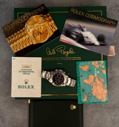 Rolex Daytona Ref 16520 Serial Patrizzi Dial Full Set Top Condition