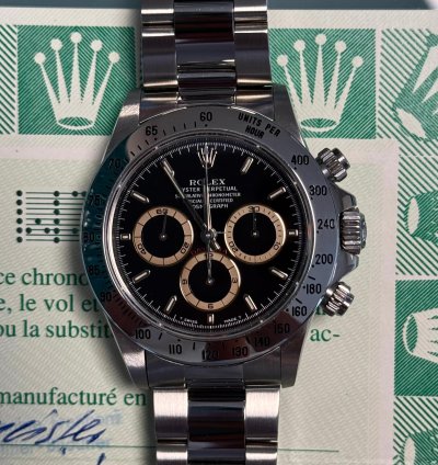 Rolex Daytona Ref 16520 Serial Patrizzi Dial Full Set Top Condition